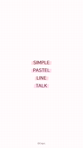 Android application 카카오톡 테마 - 심플 라인_러블리 핑크 (카톡테마) screenshort