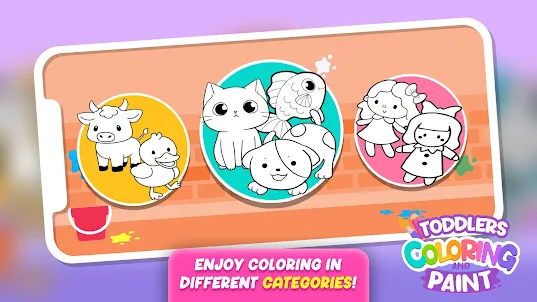 Toddlers Coloring Games Paint