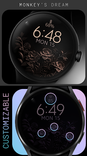 Android application Bronze Blossom Watch Face screenshort