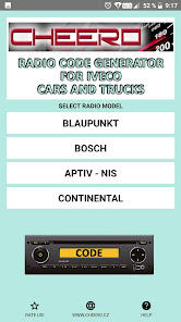 RADIO CODE for IVECO TRUCK 3.0.1 APK + Mod (Unlimited money) untuk android