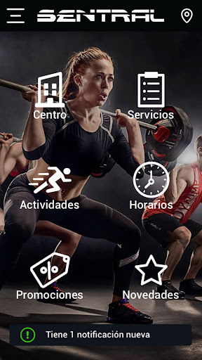 Android application Sentral screenshort