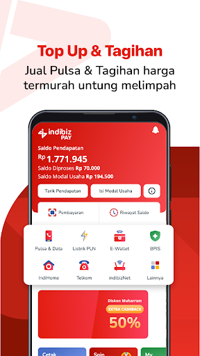 indibizPAY: QRIS, PPOB & POS Screen 2