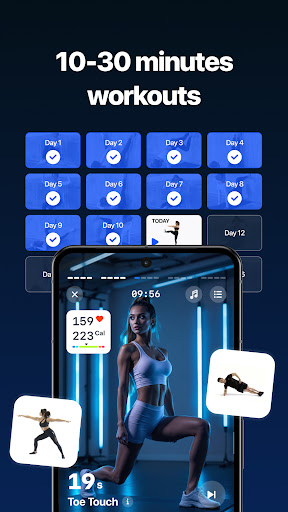 Screenshot of Fitify: Fitness, Home Workout