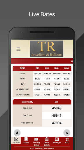 Android application T R S Jewellers And Bullions screenshort