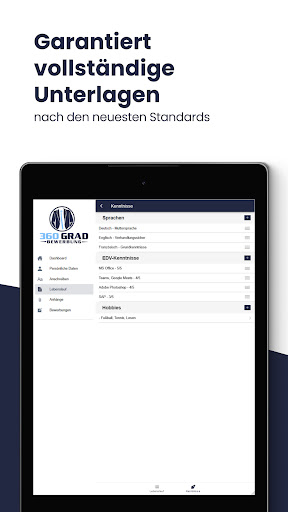 Bewerbungsapp (Lebenslauf App) screenshot 11