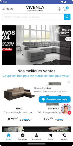 Android application Vivenla screenshort