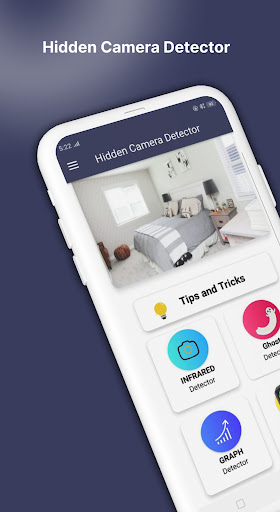 Android application Hidden Camera Detector screenshort