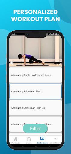 Screenshot of Yoga & Flexibility Workouts