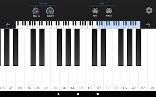 screenshot of MIDI Keyboard