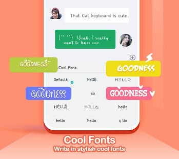 Kika Keyboard - Emoji, Fonts Screenshot