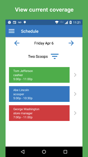 Staff Wire Manager Screen 2