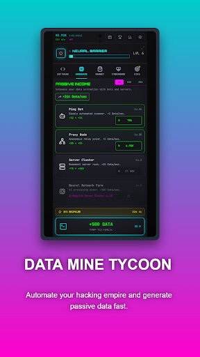 Neon Protocol: Idle Cyberpunk screenshot 1