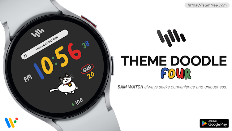 SamWatch T Doodle Four - New - (Android)