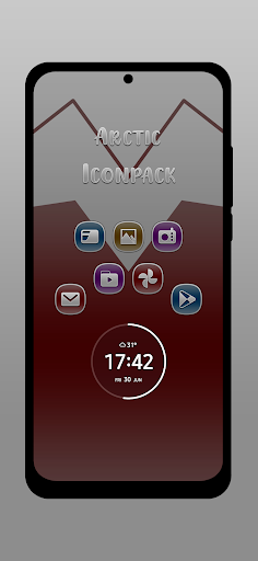 Screenshot of Arctic Colors Icon Pack