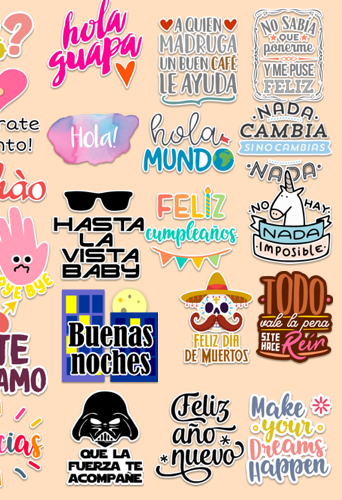 Dilo con Stickers Screen 3