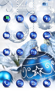 Blue shine ball APUS launcher theme & HD wallpaper