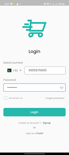 Android application Shoperdaily screenshort