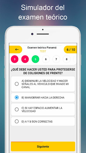Android application Examen teórico Panamá 2024 screenshort