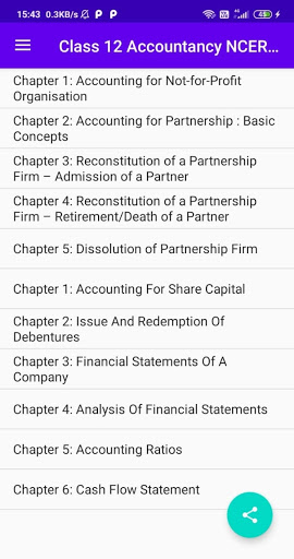 Android application Class 12 Accountancy NCERT Sol screenshort