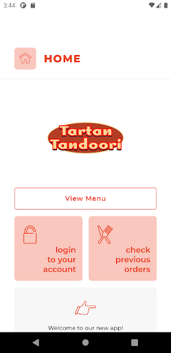 Android application Tartan Tandoori EH16 screenshort