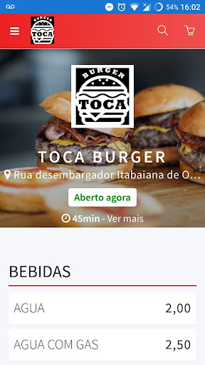 Android application Toca Burger screenshort