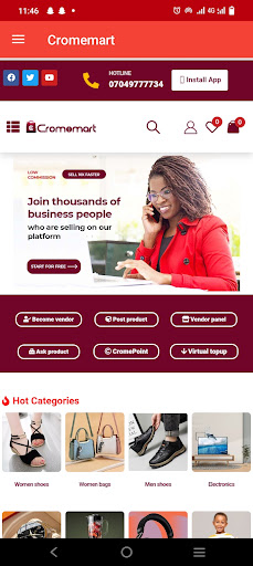 Android application Cromemart Marketplace screenshort