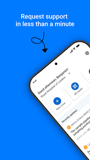 Android application Online Support screenshort
