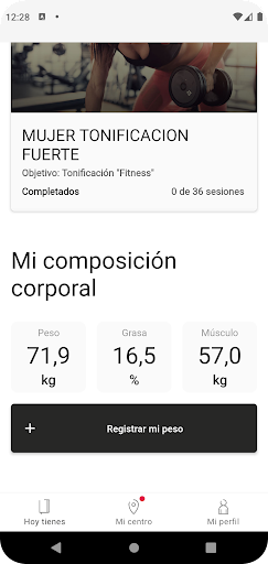 Áccura Training Screen 3