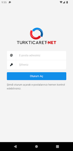 Android application E-Posta: TURKTICARET.Net'den screenshort