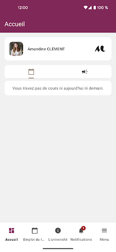 Android application UBMontaigne screenshort