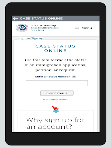Case Tracker: Visa Check - USA