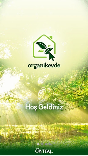 Android application Organik Evde screenshort