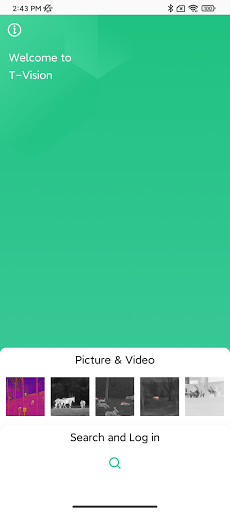Android application T-Vision screenshort