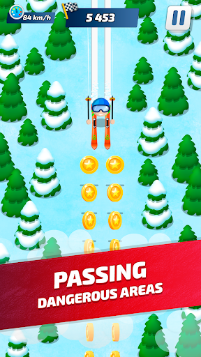 Ski Run: Winter race Screen 3