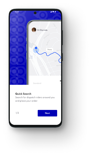 Android application Qonvey: Fast deliveries screenshort
