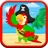 Pirate Parrot Game: Kids-FREE! icon