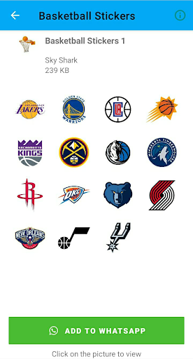 Basketball Stickers Screen 3