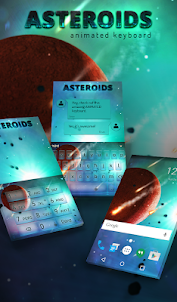 Asteroids Keyboard + Wallpaper