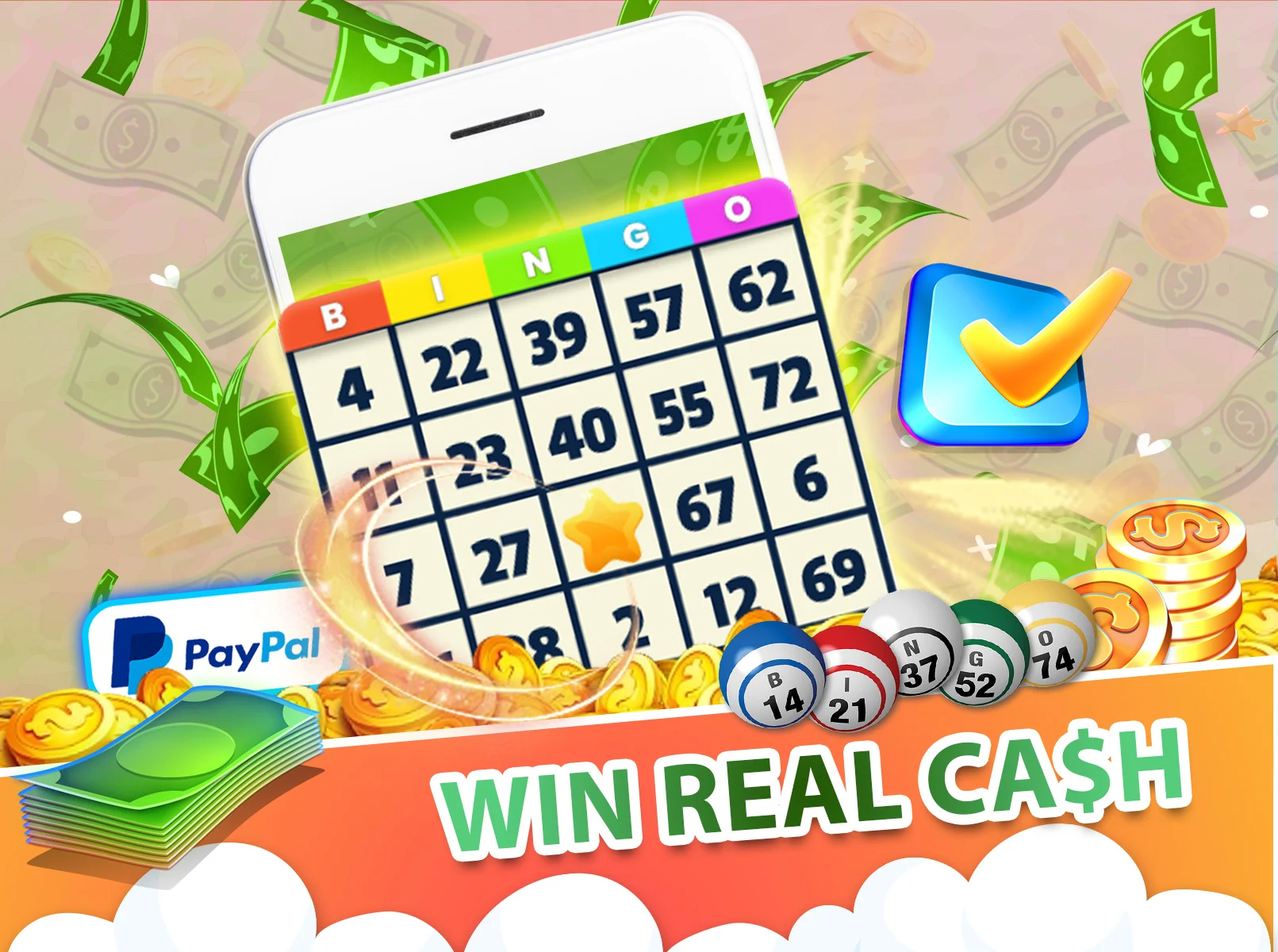 Bingo Clash : Win-Real Prize