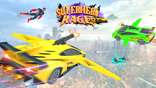 Superhero Car Shooting Games Screen 3