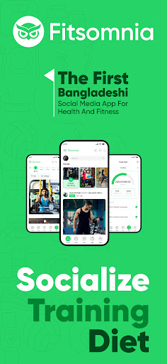 Android application Fitsomnia: Connect,train,Sweat screenshort