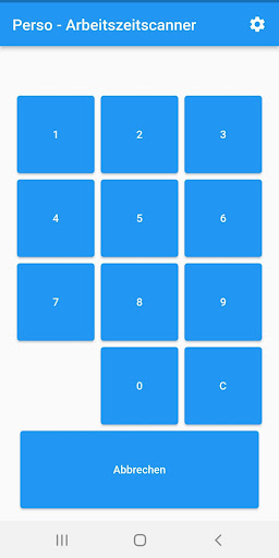 perso Arbeitszeiterfassung Screen 2