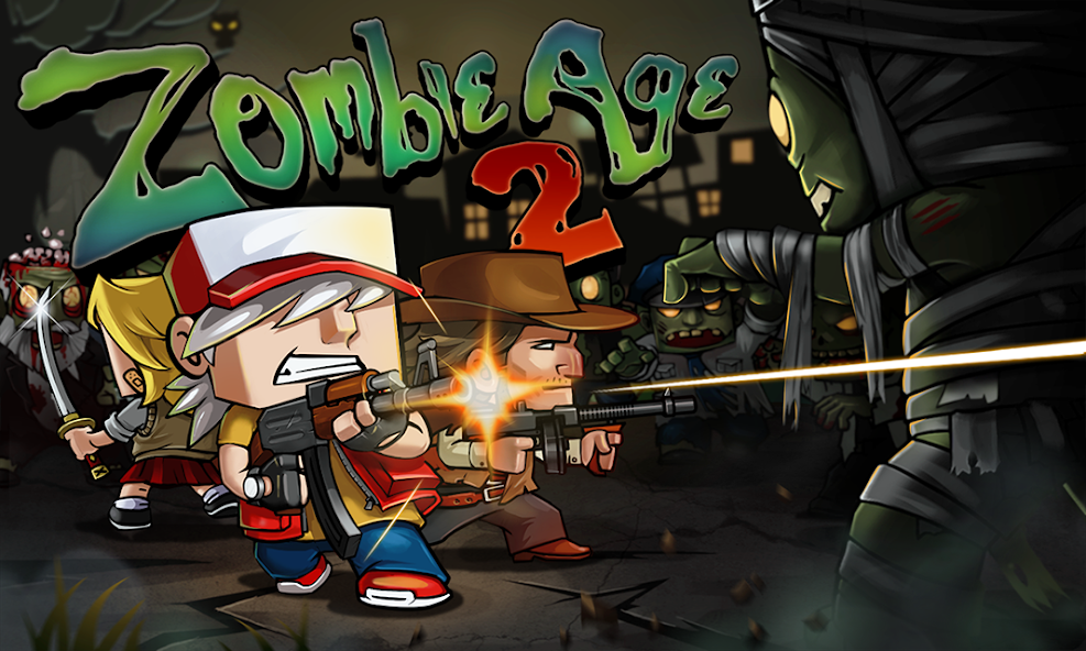 تحميل لعبة Zombie Age 2 مهكرة 2024 للاندرويد