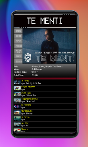Android application Ozuna Te Menti screenshort