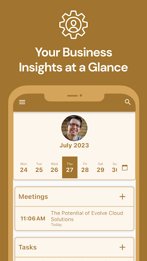 Android application Evolve CRM screenshort
