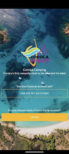 Android application Corsica Camping screenshort