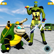 Turtle Hero Car Transform Robot Shooting Games