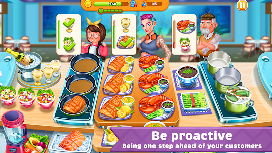 烹飪風味餐廳遊戲