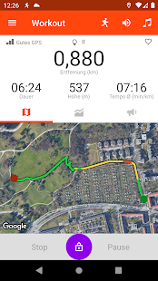 GPS Laufen Joggen & Radfahren Screenshot