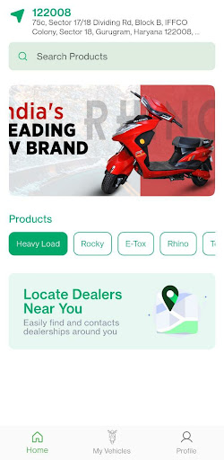 Android application Toxmo Electric Motors screenshort